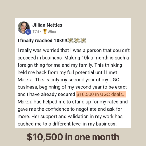 Jillian Nettles — $10,500 in one month
